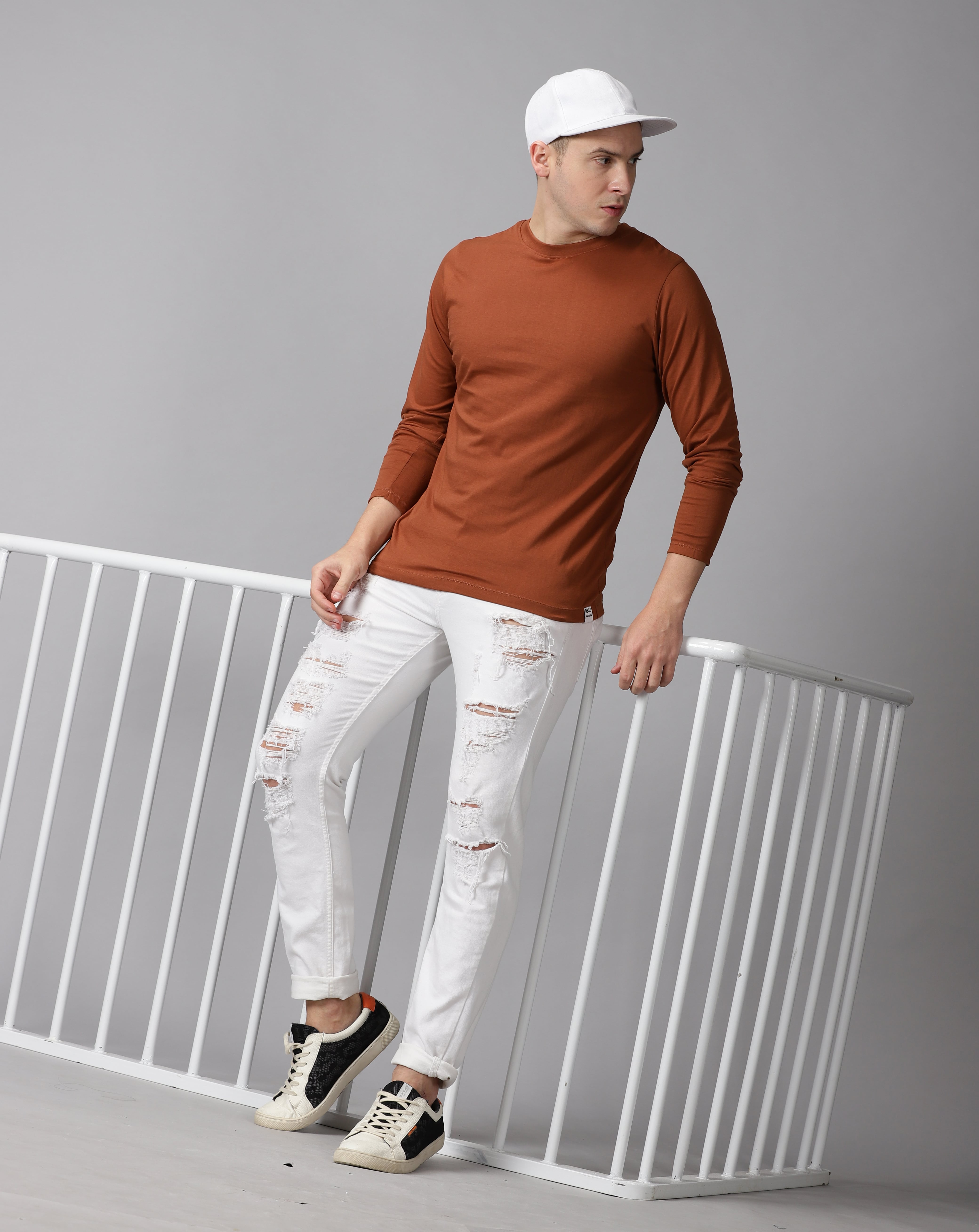 Full Sleeve organic crew neck men's