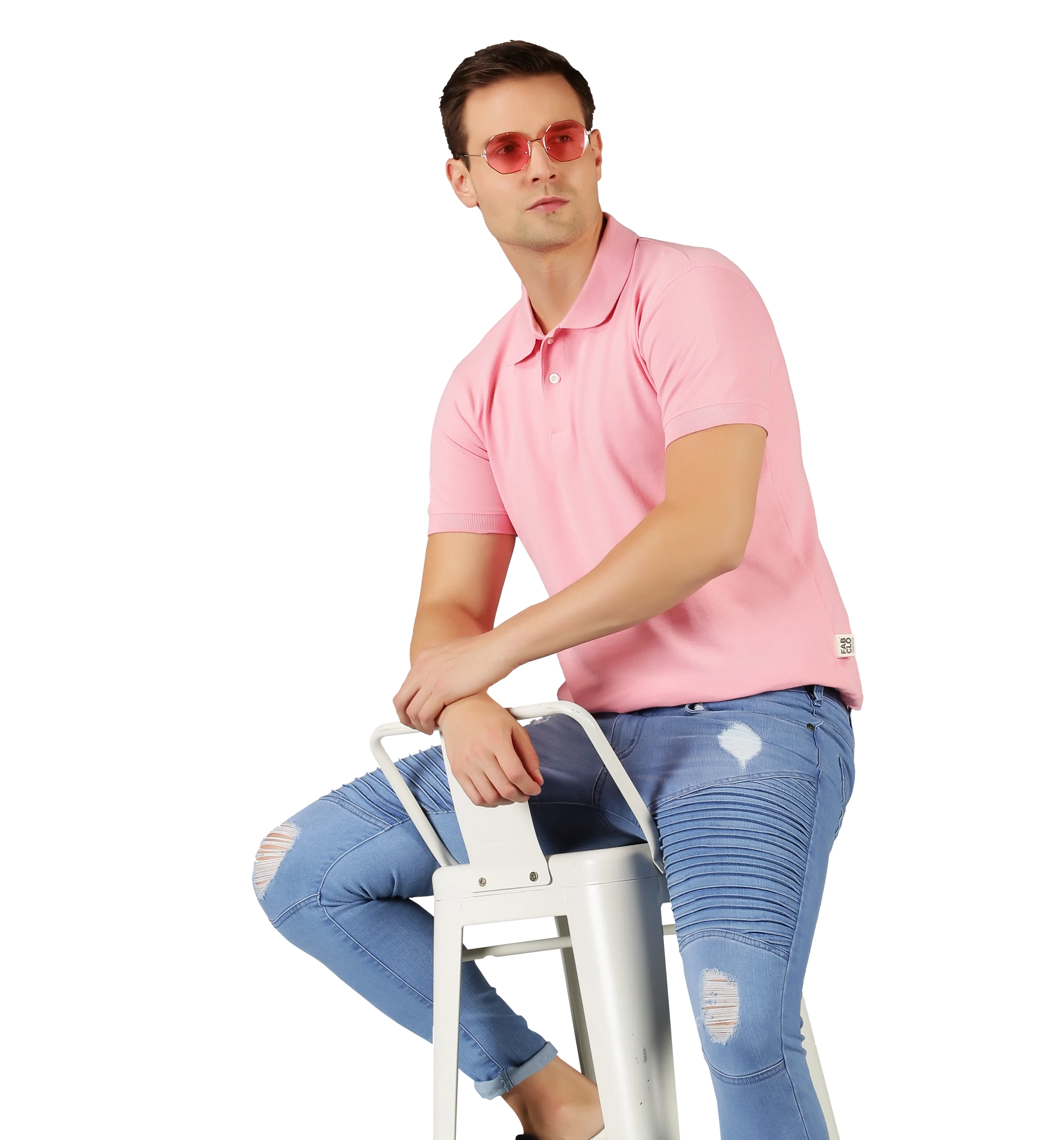 Pink - Organic Cotton Polo