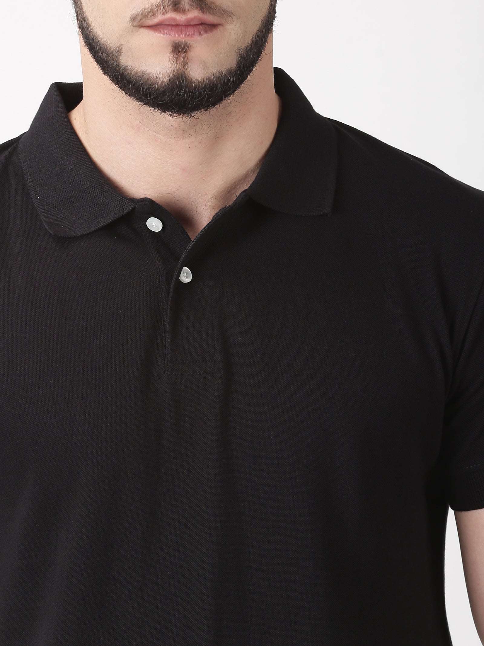 Organic Cotton Polo, Natural Fabric, No Synthetic Dyes.
