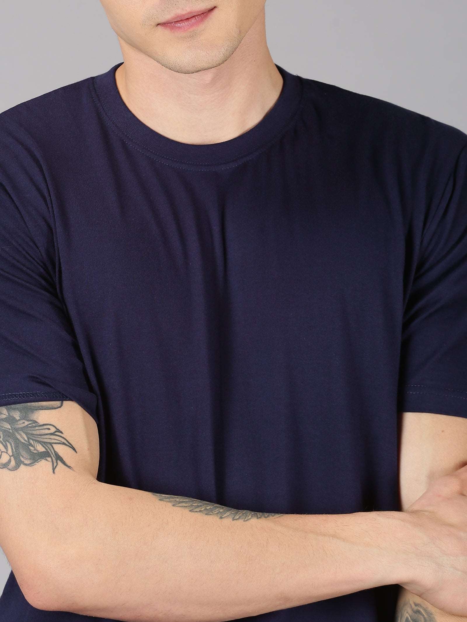 Organic Cotton Crew Neck TShirt- Royal Blue